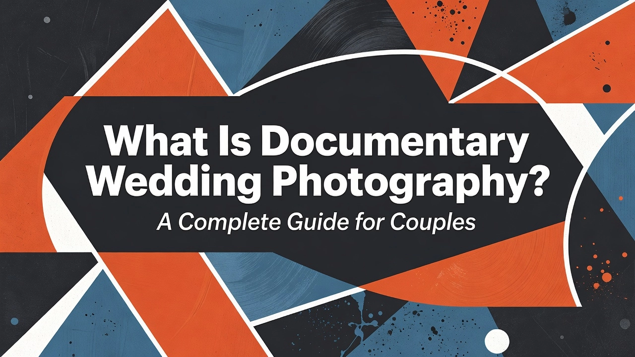 Professional header image for educational tutorial: What Is Documentary Wedding Photography? A Complete Guide...