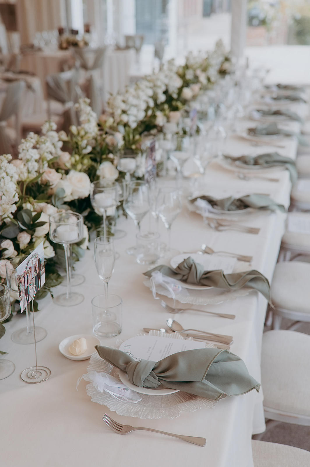 Top table at Old Hall Ely Reception