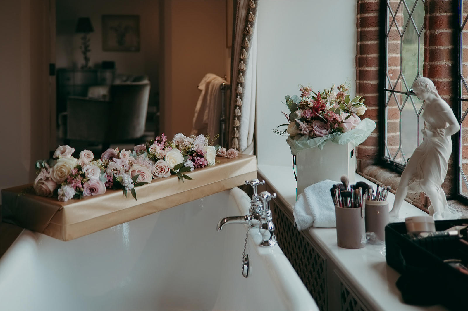 Brial suite bathroom at The Old Hall Ely 