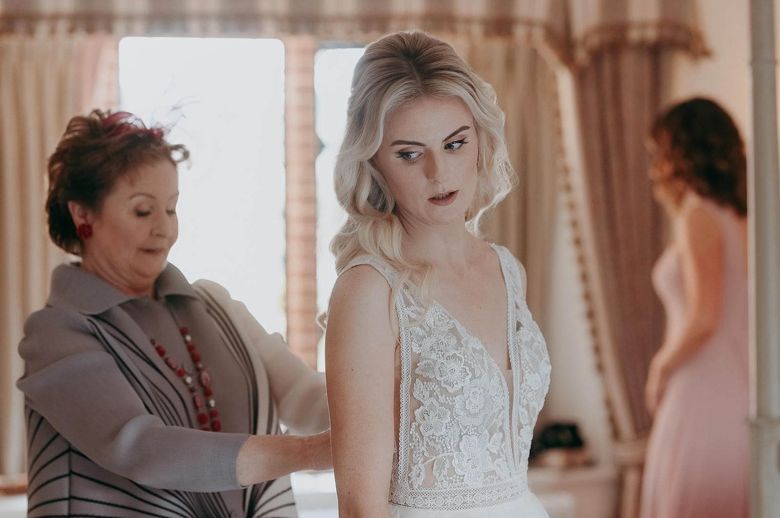 Bridal preparations at The Old Hall Ely