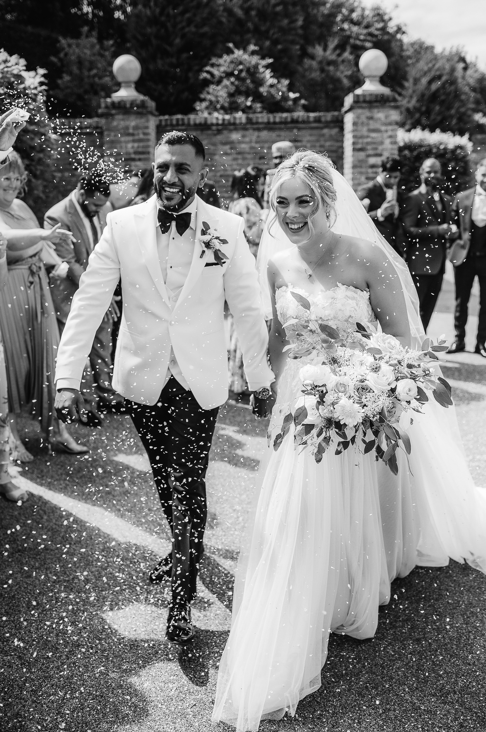 Confetti Photo at The Old Hall Ely