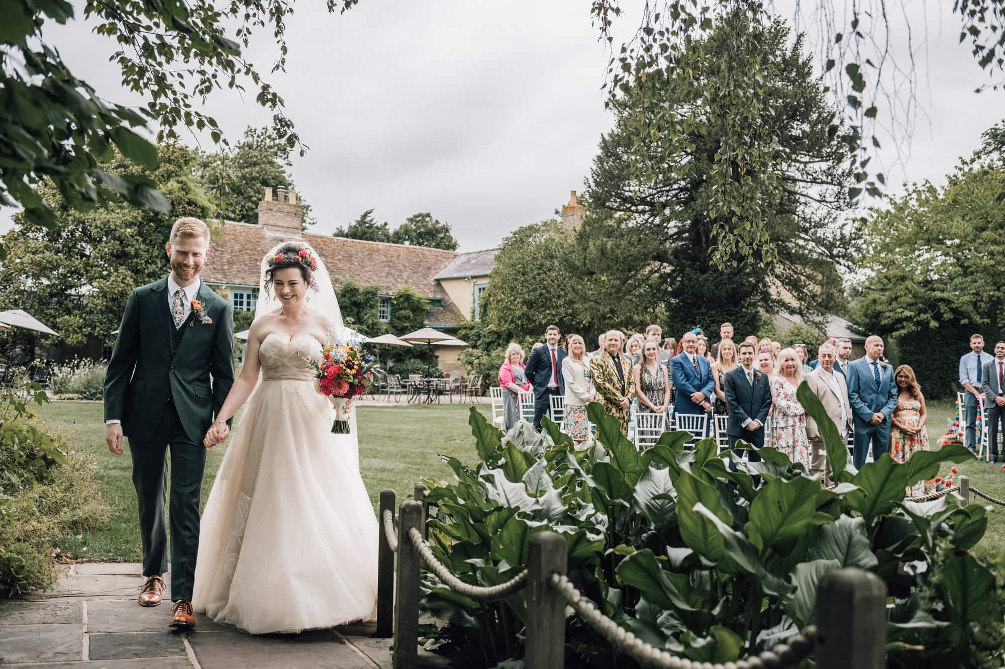 Outdoor Wedding ceremony at South Farm