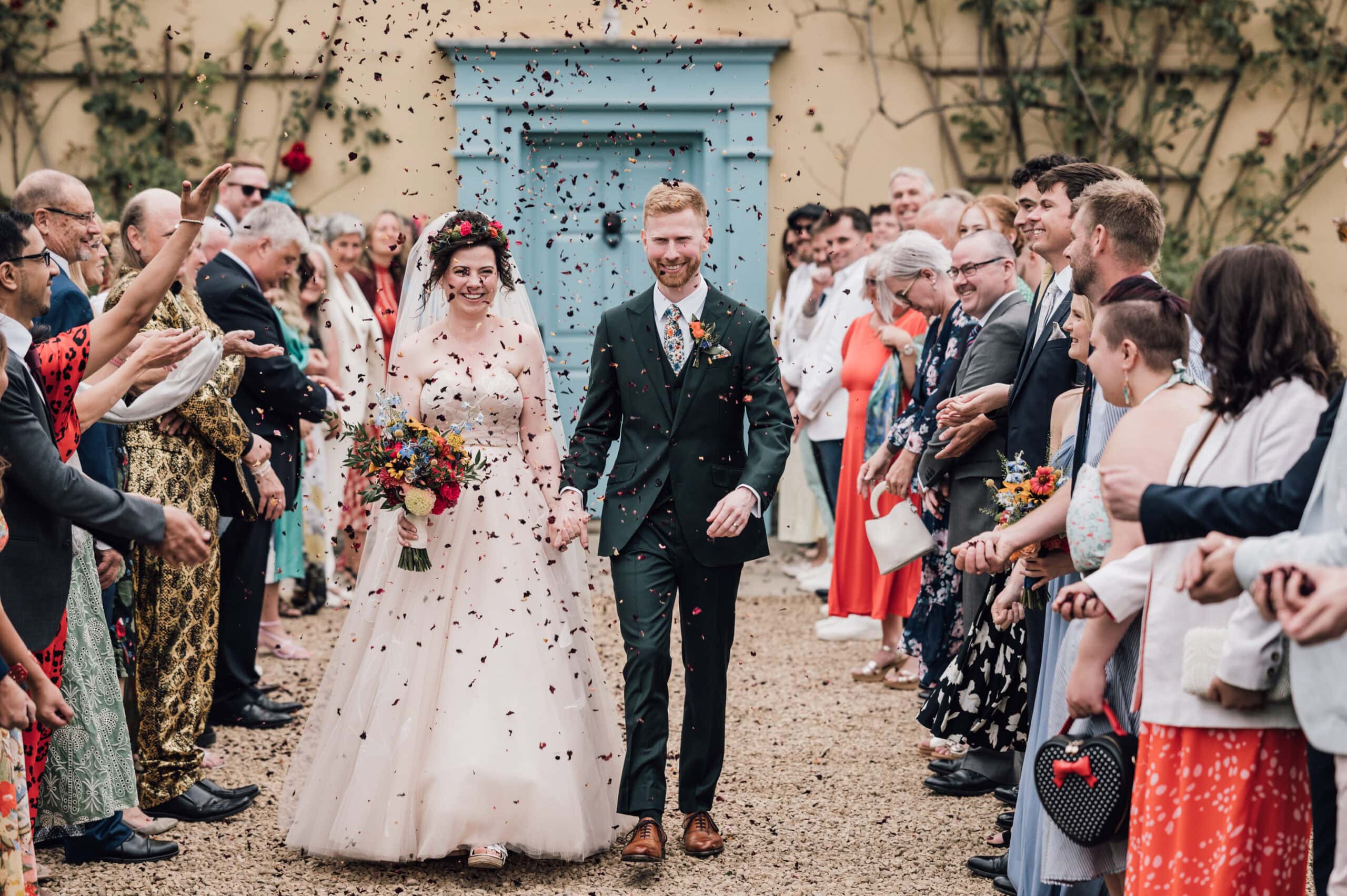 Vibrant & Colourful South Farm Wedding